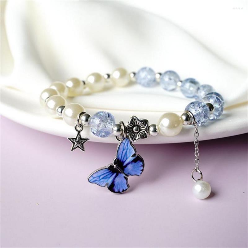Charm Bracelets Bohemian Butterfly Star Flower For Women Colorful Crystal Imitation Pearl Beaded Bracelet Jewelry Birthday Gift
Charm Bracelets Bohemian Butterfly Star Flower For Women Colorful Crystal Imitation Pearl Beaded Bracelet Jewelry Birthday Gift