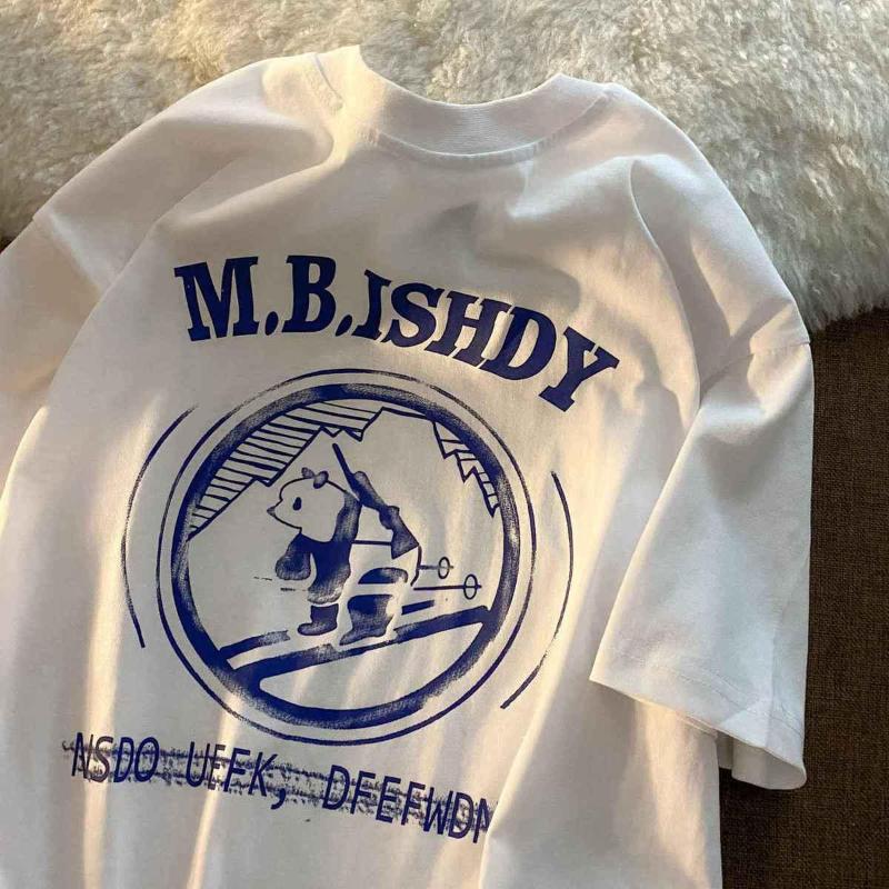 Men' T Shirts European And American Retro Fashion Couple Cartoon Printed Short Sleeved Shirt Men Women Loose Casual Half Sleeve, Apricot
Men' T Shirts European And American Retro Fashion Couple Cartoon Printed Short Sleeved Shirt Men Women Loose Casual Half Sleeve, Apricot