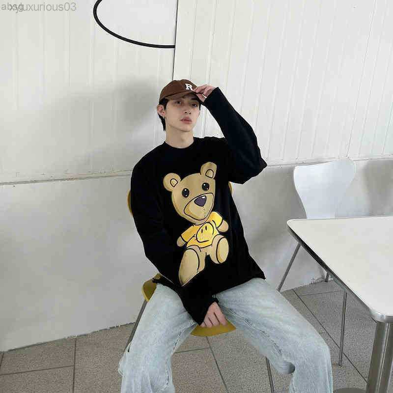 Men' Sweatshirts Drew Smiley Face Bear Long Sleeve T-shirt Sweater Fog High Street Fashion Brand Lovers Bottoms, White
Men' Sweatshirts Drew Smiley Face Bear Long Sleeve T-shirt Sweater Fog High Street Fashion Brand Lovers Bottoms, White