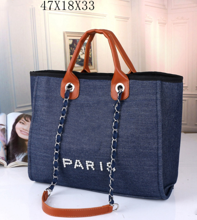Classic Handbag Women's beach designer Oblique Skill Handbag shoulder embroidery large capacity embroidery shopping Tote, 47*18*33cm
Classic Handbag Women's beach designer Oblique Skill Handbag shoulder embroidery large capacity embroidery shopping Tote, 47*18*33cm