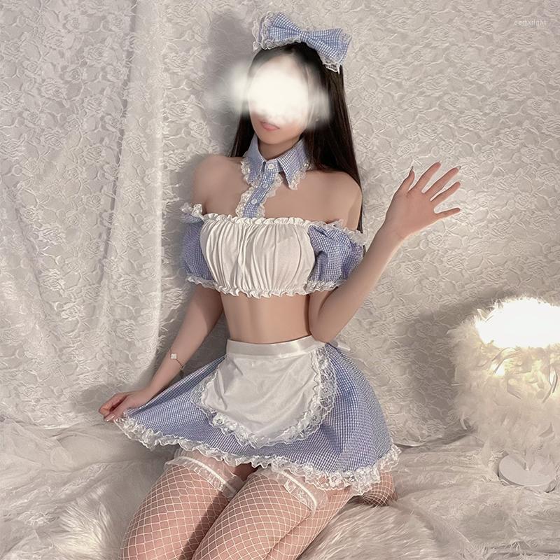 Women's Sleepwear 2023 Autumn Ladies Sexy Lingerie For Women Maid Sweet Lace Role-playing Night Wear Seductive Uniform Suit Home Clothes, Blue
Women's Sleepwear 2023 Autumn Ladies Sexy Lingerie For Women Maid Sweet Lace Role-playing Night Wear Seductive Uniform Suit Home Clothes, Blue