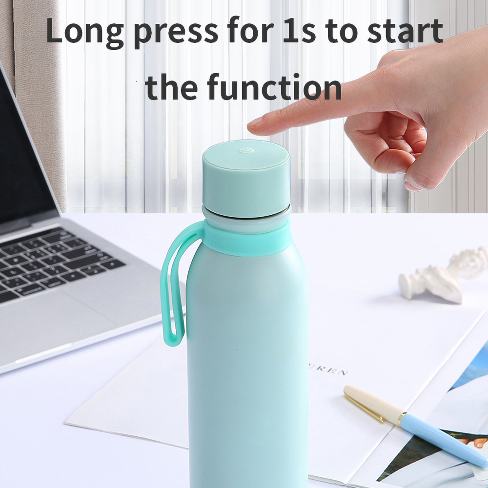 Water Bottles 600ml Smart UV Sterilizer Vaccum Thermos Bottle Self Cleaning Purifier 304 Stainless Steel Portable Sport Thermoses 230316, Light blue
Water Bottles 600ml Smart UV Sterilizer Vaccum Thermos Bottle Self Cleaning Purifier 304 Stainless Steel Portable Sport Thermoses 230316, Light blue
