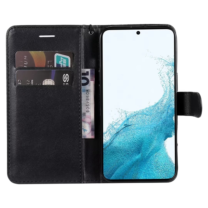 Plain PU Leather Wallet Cases For Samsung A34 A54 A24 5G A04E Motorola Moto G73 G13 G23 G53 E13 Flip Cover Credit ID Card Slot Business Mobile Phone P