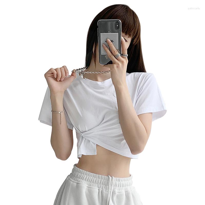 Women's T Shirts Kayotuas Women T-Shirt Knot Ruched Black White Round Neck Slim Short Crop Tops Fitness Outdoors Athletic Sportswear
Women's T Shirts Kayotuas Women T-Shirt Knot Ruched Black White Round Neck Slim Short Crop Tops Fitness Outdoors Athletic Sportswear