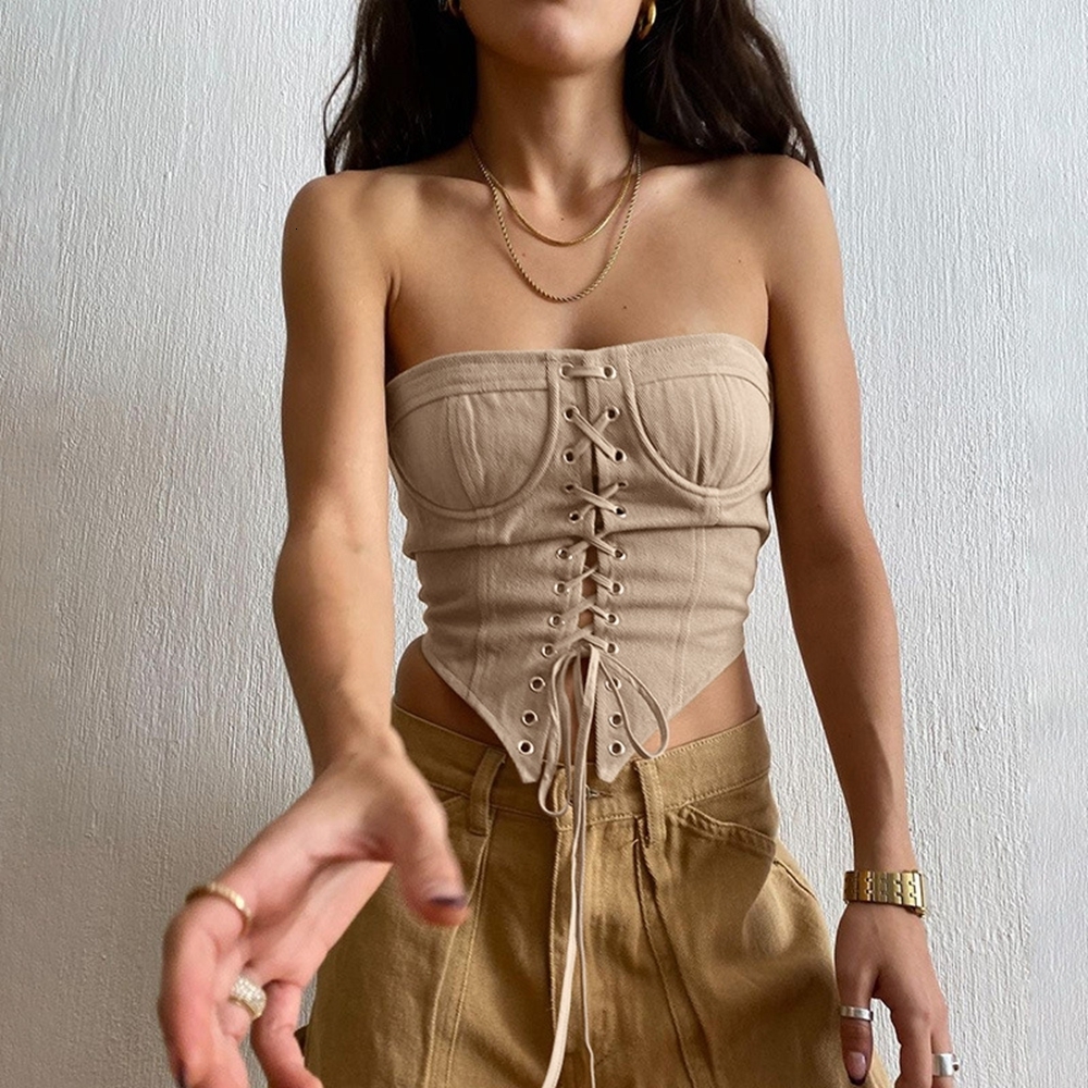 Women' Tanks Camis HEZIOWYUN Women Short Tops Drawstring Asymmetrical Hollowed Out Strapless Irregular Triangle Hem Off-Shoulder Slim-fit Tank Tops 230317
Women' Tanks Camis HEZIOWYUN Women Short Tops Drawstring Asymmetrical Hollowed Out Strapless Irregular Triangle Hem Off-Shoulder Slim-fit Tank Tops 230317