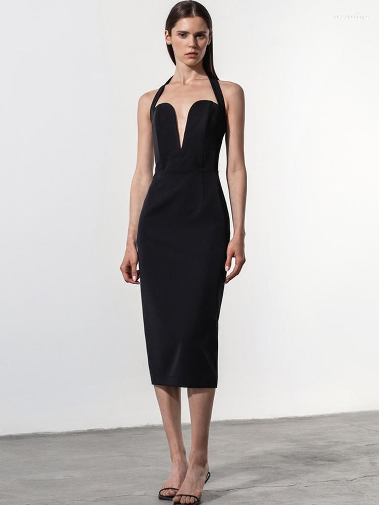 Casual Dresses Women Summer Sexy V Neck Halter Tank Off Shoulder Backless Split Luxury Party Club Evening Knee-Length Bodycon Dress Gown, Black
Casual Dresses Women Summer Sexy V Neck Halter Tank Off Shoulder Backless Split Luxury Party Club Evening Knee-Length Bodycon Dress Gown, Black