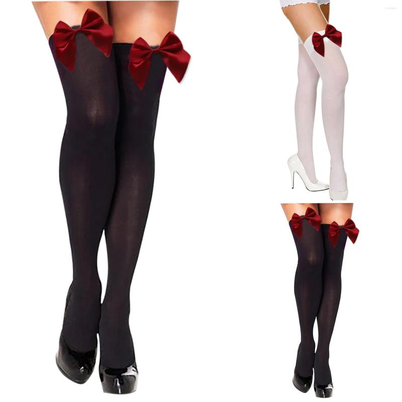Women Socks Sexy Lace Long Black White Over Knee Thigh High Soild Ultra Thin Stockings For Ladies Girls Bowknot
Women Socks Sexy Lace Long Black White Over Knee Thigh High Soild Ultra Thin Stockings For Ladies Girls Bowknot