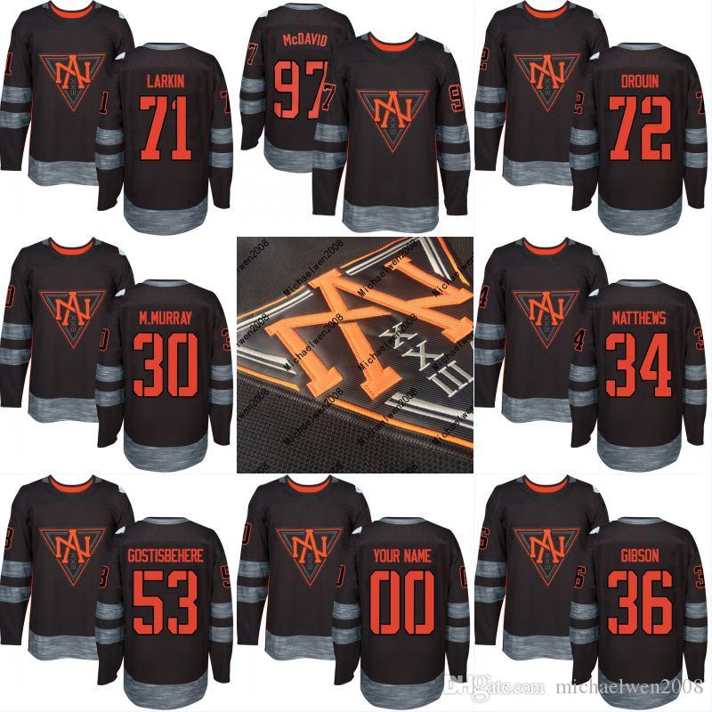 North America 2016 World Cup of Hockey 53 Shayne Gostisbehere 71 Dylan Larkin 36 John Gibson 37 Connor Hellebuyck Custom Hockey Jersey
North America 2016 World Cup of Hockey 53 Shayne Gostisbehere 71 Dylan Larkin 36 John Gibson 37 Connor Hellebuyck Custom Hockey Jersey