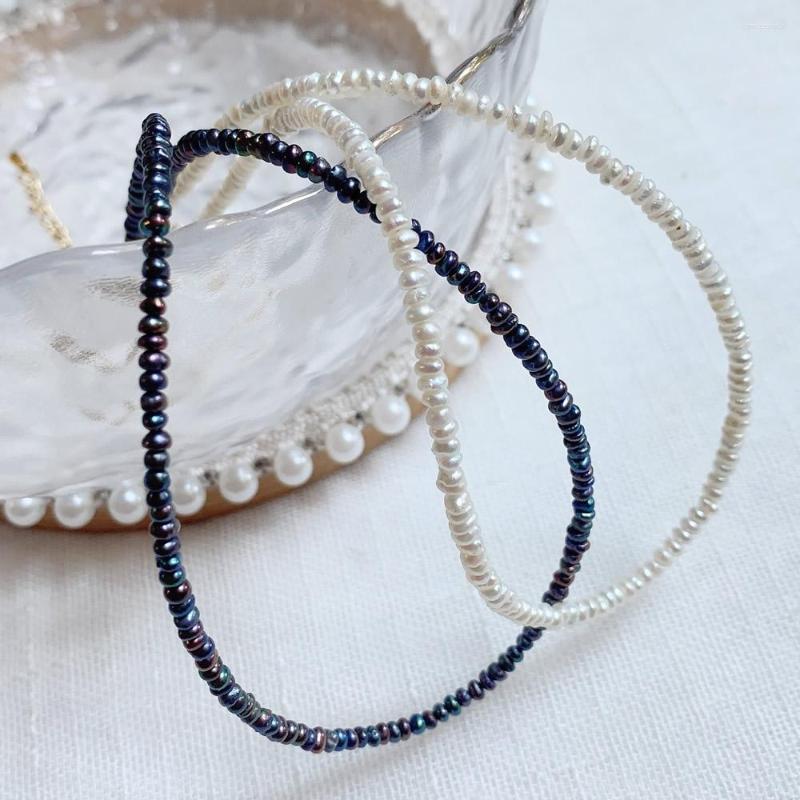 Choker 2-3mm Mini Baroque Real Natural Freshwater Peral Necklace For Women Black White Irregular Button Small Pearl Charm Collar
Choker 2-3mm Mini Baroque Real Natural Freshwater Peral Necklace For Women Black White Irregular Button Small Pearl Charm Collar