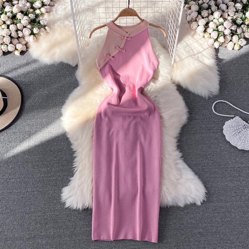 Casual Dresses Nomikuma Vintage Button Stand Neck Sleeveless Knitted Tank Dress 2023 Sexy Slim Bodycorn Women Fashion Hit Color Vestido, Pink
Casual Dresses Nomikuma Vintage Button Stand Neck Sleeveless Knitted Tank Dress 2023 Sexy Slim Bodycorn Women Fashion Hit Color Vestido, Pink