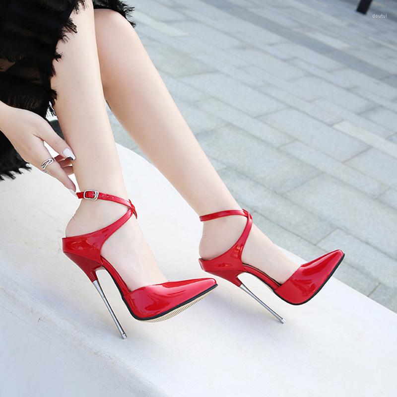 Dress Shoes Women's Sandals Pointed Toe High Heels Slingback Ankle Strap Ladies Evening Party Clublwear Footwear Extreme Heel 16cm, Red
Dress Shoes Women's Sandals Pointed Toe High Heels Slingback Ankle Strap Ladies Evening Party Clublwear Footwear Extreme Heel 16cm, Red