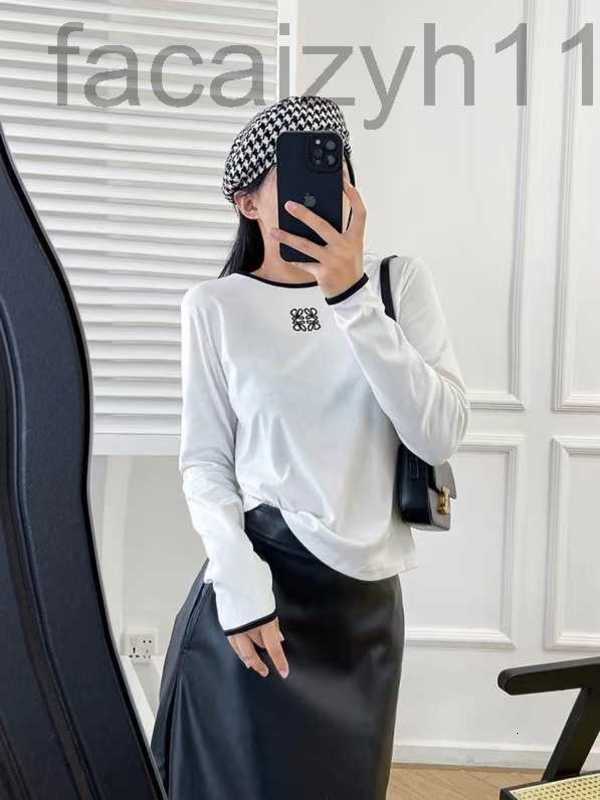 Women' T-Shirt Designer Shenzhen Embroidery Contrast Color Long Sleeve T-shirt New Slim Fit Versatile Bottom Shirt ZLN2, White4
Women' T-Shirt Designer Shenzhen Embroidery Contrast Color Long Sleeve T-shirt New Slim Fit Versatile Bottom Shirt ZLN2, White4
