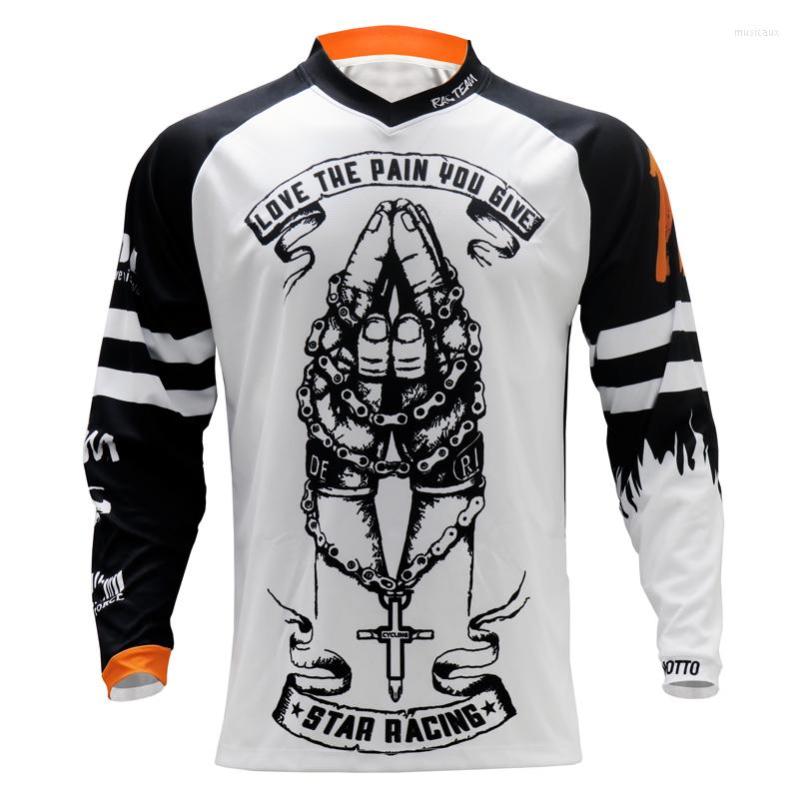 Racing Jackets Spirit Blessing Pro Moto Jersey Mountain Bike Clothing MTB T-shirt DH MX Cycling Shirts Offroad Cross Motocross Wear, Brown
Racing Jackets Spirit Blessing Pro Moto Jersey Mountain Bike Clothing MTB T-shirt DH MX Cycling Shirts Offroad Cross Motocross Wear, Brown