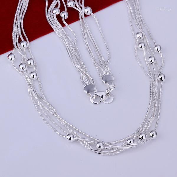 Chains Drop N213 Silver Color Necklaces Pendant Fashion Jewelry For Woman Man Five Line Of Beans Necklace Cloalcva
Chains Drop N213 Silver Color Necklaces Pendant Fashion Jewelry For Woman Man Five Line Of Beans Necklace Cloalcva
