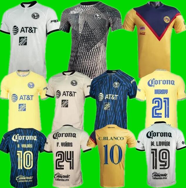 Soccer Jerseys liga mx 22 23 Club America HENRY D.VALDES 3RD R.MARTINEZ FIDALGO 2023 HOME AWAY Third maillot slim player version Football training Shirts
Soccer Jerseys liga mx 22 23 Club America HENRY D.VALDES 3RD R.MARTINEZ FIDALGO 2023 HOME AWAY Third maillot slim player version Football training Shirts