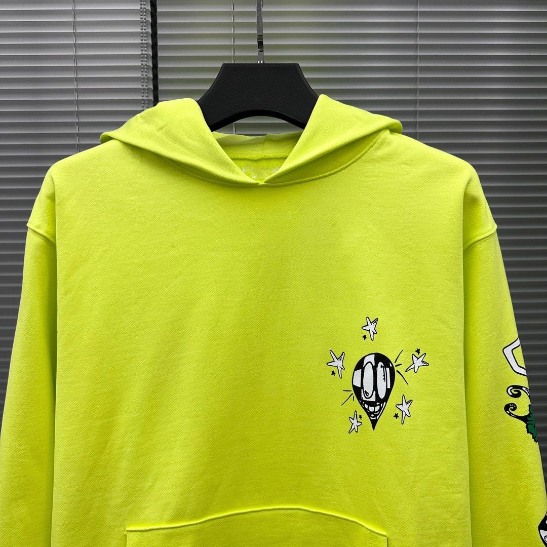 Men Hoodies Women Fluorescent Yellow Graffiti Print Hooded Cotton Loose Sweaters Hoodie, Green
Men Hoodies Women Fluorescent Yellow Graffiti Print Hooded Cotton Loose Sweaters Hoodie, Green