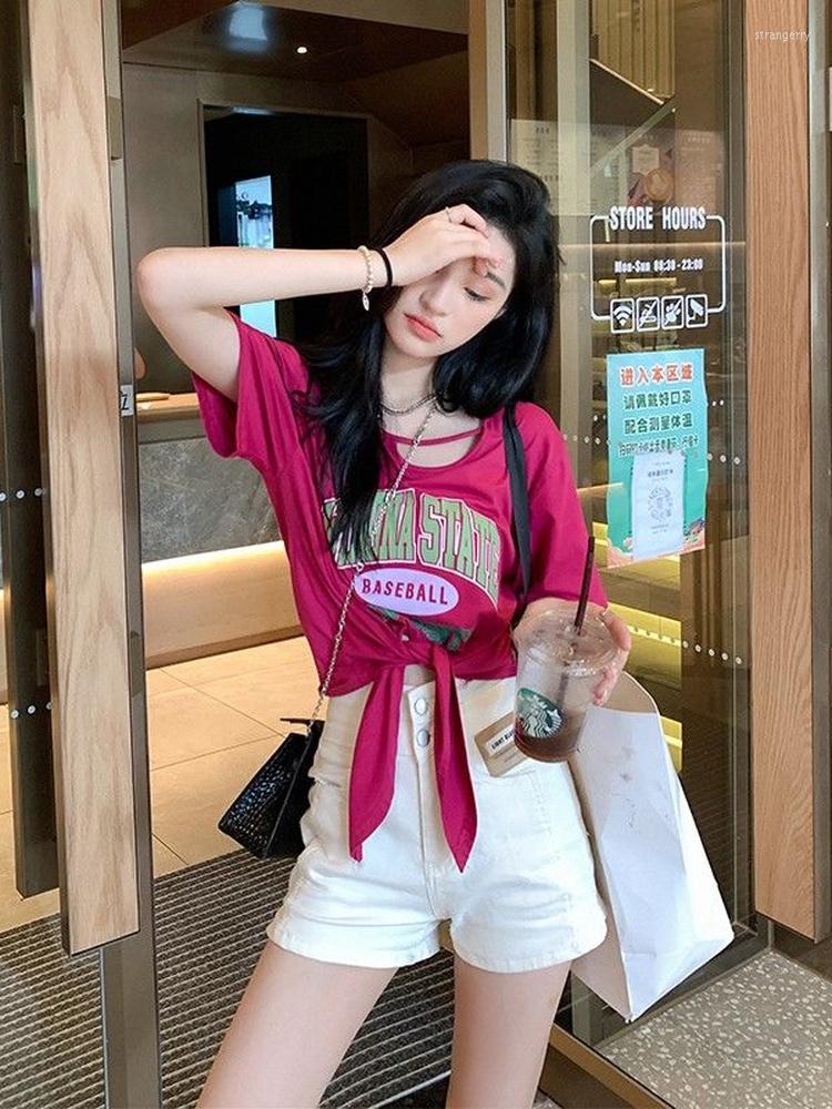 Women' T Shirts Cotton Short Sleeve Tops Women Letter Print Hollow Out T-shirt Streetwear Thin Summer Tshirts Vintage Grunge Casual Bandage, Black
Women' T Shirts Cotton Short Sleeve Tops Women Letter Print Hollow Out T-shirt Streetwear Thin Summer Tshirts Vintage Grunge Casual Bandage, Black