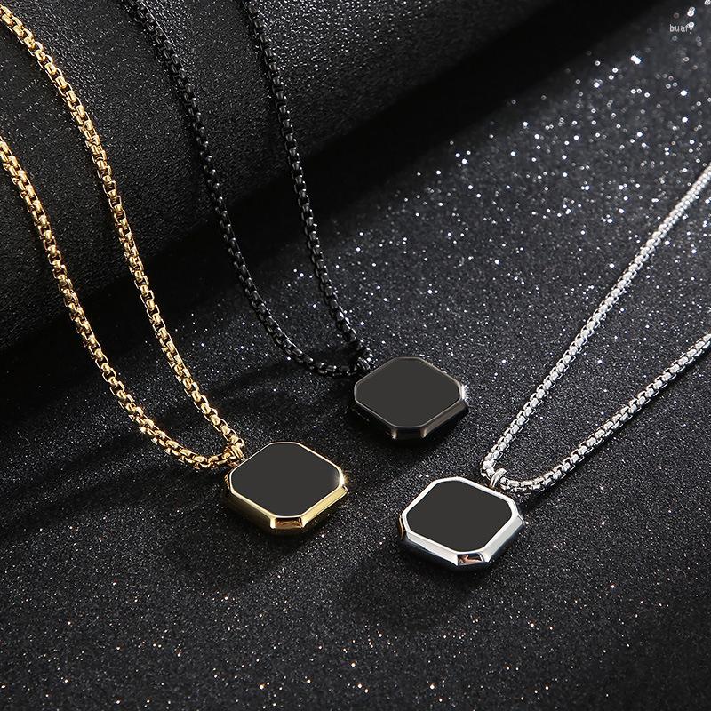 Pendant Necklaces 2023 Fashion Stainless Steel Metal Choker Necklace For Women Men Punk Vintage Black Square Y2K Jewelry Gift
Pendant Necklaces 2023 Fashion Stainless Steel Metal Choker Necklace For Women Men Punk Vintage Black Square Y2K Jewelry Gift