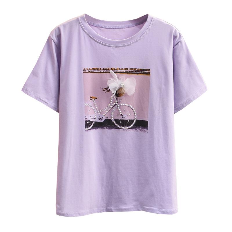 Women's T Shirts Women Shirt Oversize Tees 2023 Summer Fashion Casual Clothes Short Sleeve Plus Size Tops 3d Beading Camiseta Mujer, Green
Women's T Shirts Women Shirt Oversize Tees 2023 Summer Fashion Casual Clothes Short Sleeve Plus Size Tops 3d Beading Camiseta Mujer, Green