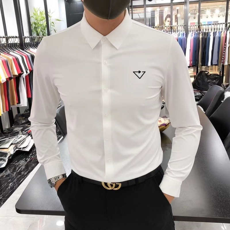 Luxury designer shirts men business casual shirt lapel long-sleeved Shirt mens cardigan 3d embroidery thin jacket, Pd-1
Luxury designer shirts men business casual shirt lapel long-sleeved Shirt mens cardigan 3d embroidery thin jacket, Pd-1
