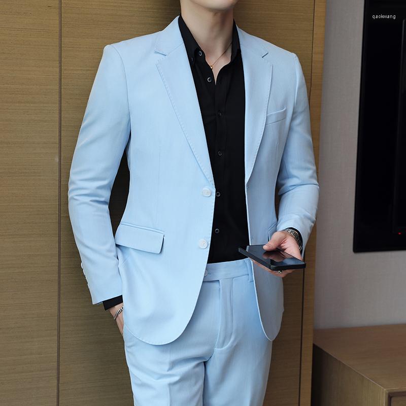 Men's Suits Autumn And Winter Two-piece Set Luxury Men Wedding Man Men's Work Clothes Light Blue Business Fashion, Sky blue
Men's Suits Autumn And Winter Two-piece Set Luxury Men Wedding Man Men's Work Clothes Light Blue Business Fashion, Sky blue