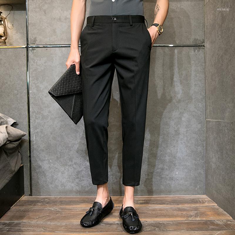 Men's Suits Summer Brand Cotton Straight Pants Classic Pocket Business Casual Men Slim Nine Points 2023 Refined Fashion City Men's Wear, Black
Men's Suits Summer Brand Cotton Straight Pants Classic Pocket Business Casual Men Slim Nine Points 2023 Refined Fashion City Men's Wear, Black