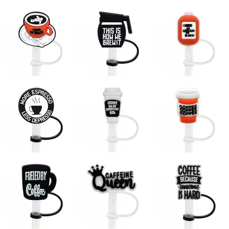 coffee series straw cover topper silicone accessories cover charms reusable splash proof drinking dust plug decorative DIY your own 8mm straw
coffee series straw cover topper silicone accessories cover charms reusable splash proof drinking dust plug decorative DIY your own 8mm straw