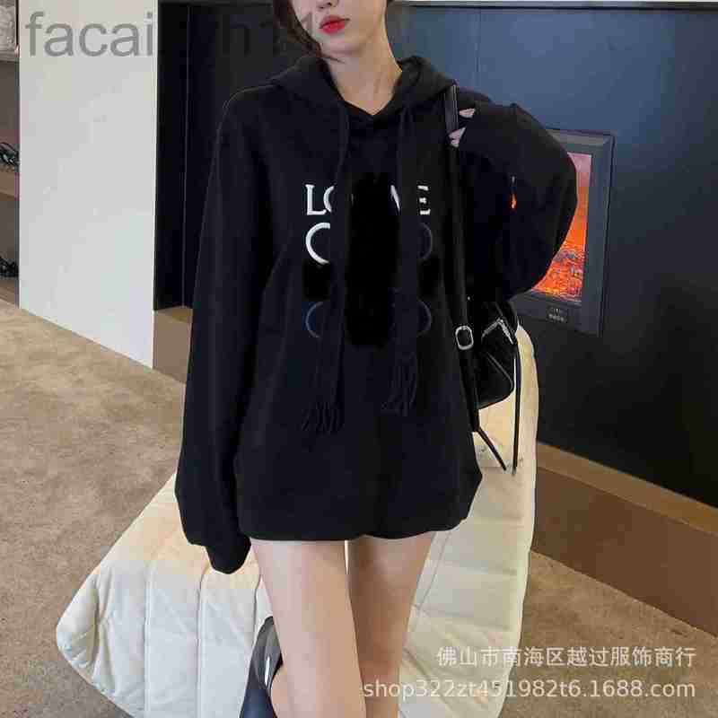 Women' Hoodies & Sweatshirts Designer High Edition Pullover Sweater 22 Autumn/Winter Solid Panel Embroidery Drawstring Hoodie Couple Style 0ZXN, Black
Women' Hoodies & Sweatshirts Designer High Edition Pullover Sweater 22 Autumn/Winter Solid Panel Embroidery Drawstring Hoodie Couple Style 0ZXN, Black