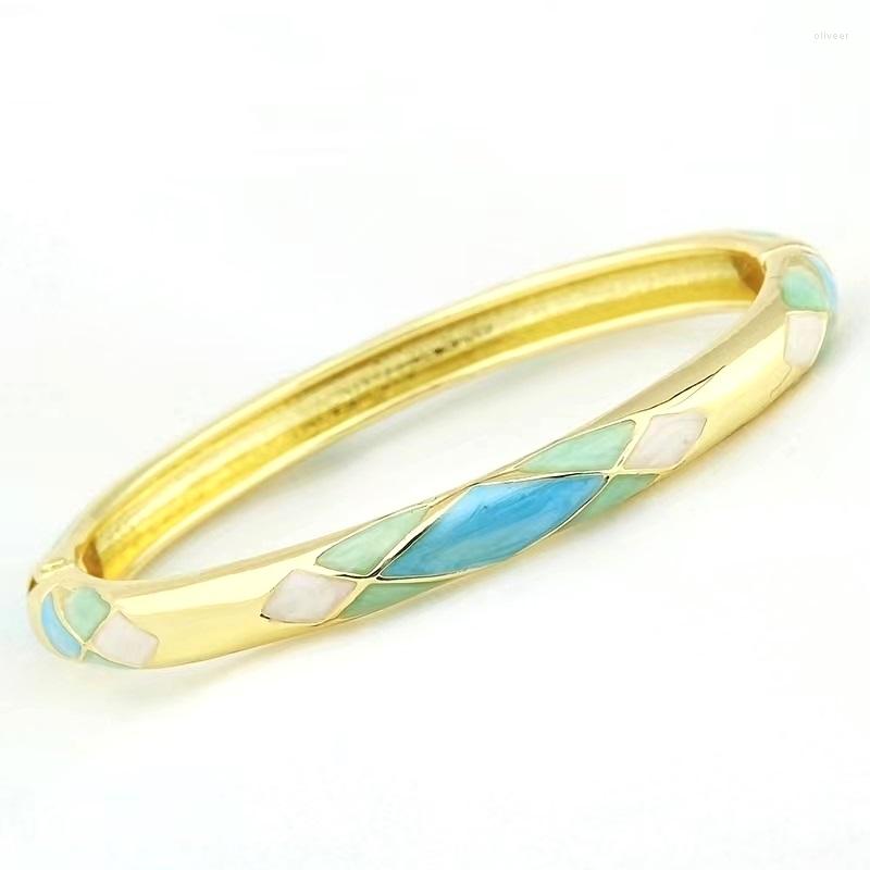 Bangle 2023 Beautifully Fashion Quality Red Blue Enamel Valentine's Day And Mother's Gift Bracelet
Bangle 2023 Beautifully Fashion Quality Red Blue Enamel Valentine's Day And Mother's Gift Bracelet