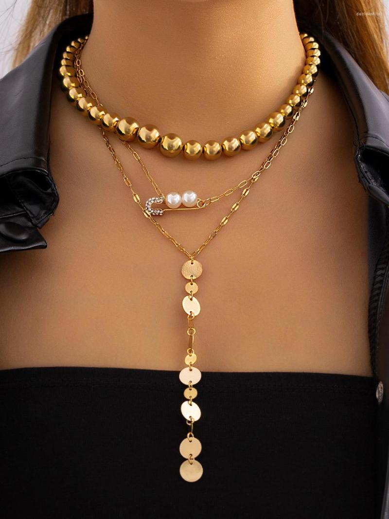 Pendant Necklaces Women's Necklace Jewelry Long Overlay Beaded Pin Sequins Simple Versatile Design Small Personality Girl Gift
Pendant Necklaces Women's Necklace Jewelry Long Overlay Beaded Pin Sequins Simple Versatile Design Small Personality Girl Gift