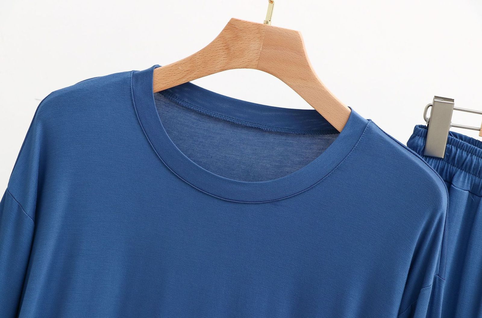 Men's Sleepwear Modal Long-Sleeved Trousers Set Soft Comfortable Drape Pant Men's Pajamas Autumn Winter Sleepwear Male Nightwear Home Clothe