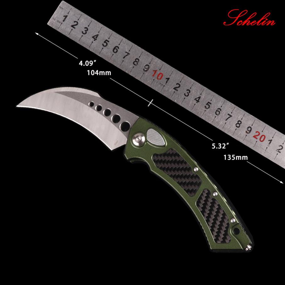Automatic MT UTX knife 166-10 Hawk AUTO Tactical micro knives tech pocket knifes aluminum handle folding edc New Year gift236l
Automatic MT UTX knife 166-10 Hawk AUTO Tactical micro knives tech pocket knifes aluminum handle folding edc New Year gift236l
