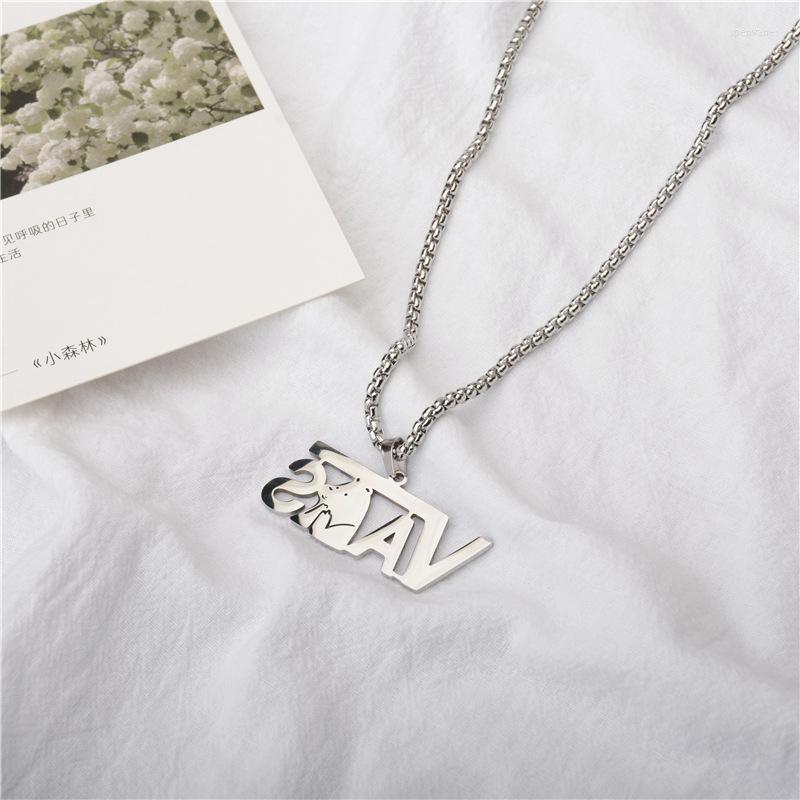 Chains European American Personality Tide Brand Titanium Steel Hip-hop Necklace Men's Punk Hiphop Pendant Stainless Letter Flame
Chains European American Personality Tide Brand Titanium Steel Hip-hop Necklace Men's Punk Hiphop Pendant Stainless Letter Flame