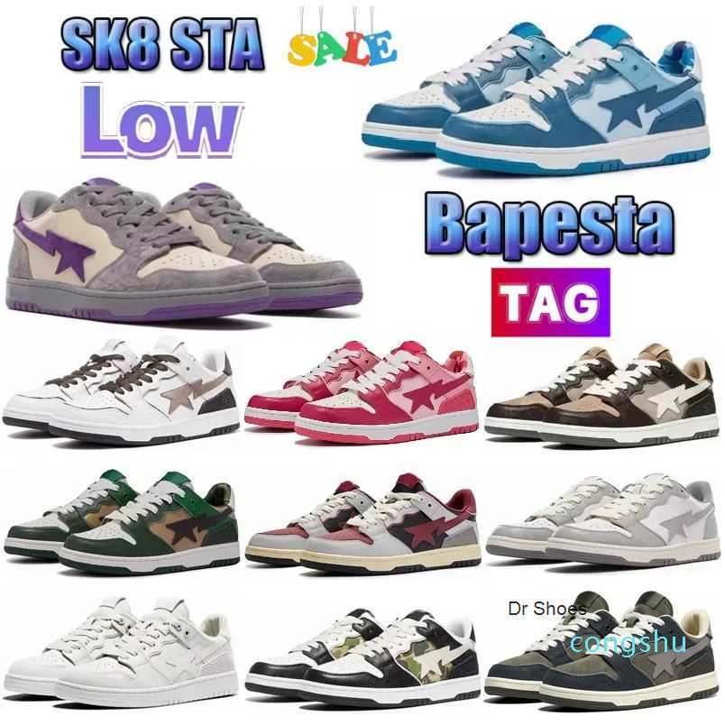 Latest New Designer Casual Shoes Mens Bapestas SK8 Sta Bapesta 93 Leather Triple White Green Blue Camo Pink Platform Sneakers Baped Sports
Latest New Designer Casual Shoes Mens Bapestas SK8 Sta Bapesta 93 Leather Triple White Green Blue Camo Pink Platform Sneakers Baped Sports