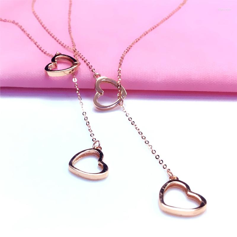 Chains 585 Purple Gold Hollow Heart Tassel Necklace Pendant Plated 14k Rose Romantic Sweet Engagement Wedding Jewelry Gift
Chains 585 Purple Gold Hollow Heart Tassel Necklace Pendant Plated 14k Rose Romantic Sweet Engagement Wedding Jewelry Gift