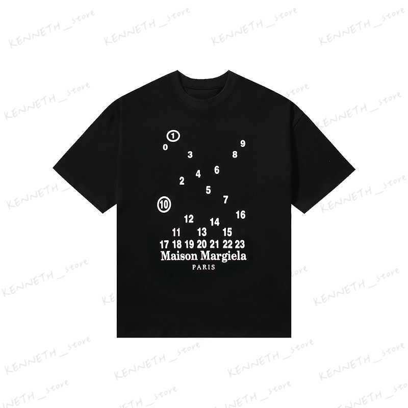 Men' T-Shirts Margiela MM6 digital letter printing loose short-sleeved T-shirt for men and women casual sports cotton TEE T230317, Black 
Men' T-Shirts Margiela MM6 digital letter printing loose short-sleeved T-shirt for men and women casual sports cotton TEE T230317, Black
