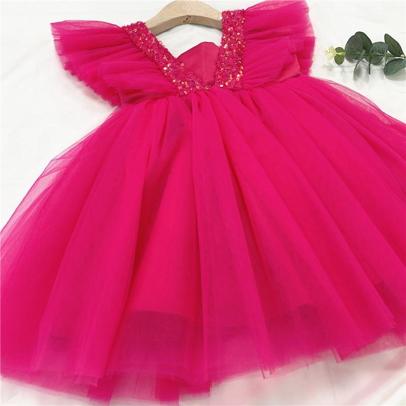 Girl Dresses Girl's Girls Princess Dress Party Tutu Fluffy Pageant Elegant Clothes Children Wedding Birthday Sequin Tulle Christmas, As photo
Girl Dresses Girl's Girls Princess Dress Party Tutu Fluffy Pageant Elegant Clothes Children Wedding Birthday Sequin Tulle Christmas, As photo