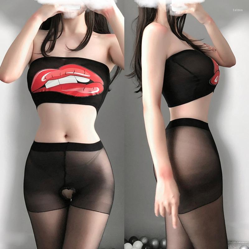 Bras Sets Sexy Lingerie Set Exotic Transparent Crotchless Underwear Porno Print Costumes Open Crotch Stockings Flirting Clothes, Only stockings 
Bras Sets Sexy Lingerie Set Exotic Transparent Crotchless Underwear Porno Print Costumes Open Crotch Stockings Flirting Clothes, Only stockings