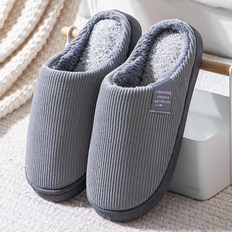 Slippers Men Fashion Autumn Winter Cute Keep Warm Shoes Casual Flat House Indoor Bedroom Home Cotton Comfortable
Slippers Men Fashion Autumn Winter Cute Keep Warm Shoes Casual Flat House Indoor Bedroom Home Cotton Comfortable