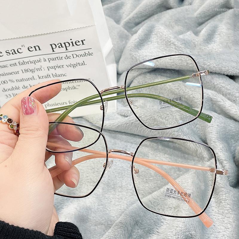 Sunglasses Frames HKNA Square Metal Glasses Frame Flat Mirror Large Eyeglasses Comfortable Anti-blue Light Gafas Transparentes
Sunglasses Frames HKNA Square Metal Glasses Frame Flat Mirror Large Eyeglasses Comfortable Anti-blue Light Gafas Transparentes