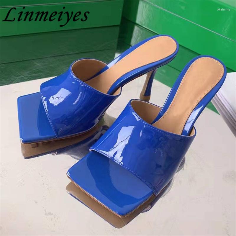 Slippers Sexy High Heels Women Fashion Antiskid Sole Pumps Square Peep Toe Mules Shoes Lady Summer Thin Woman, Black
Slippers Sexy High Heels Women Fashion Antiskid Sole Pumps Square Peep Toe Mules Shoes Lady Summer Thin Woman, Black