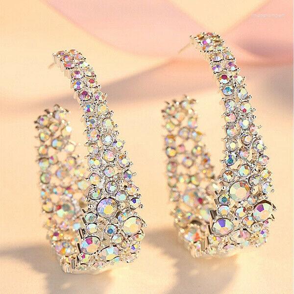 Hoop Earrings Big Circle Round Colored Zircon Drop For Women Fashion Hiphop En Punk Charm Wedding Pendant Jewelry
Hoop Earrings Big Circle Round Colored Zircon Drop For Women Fashion Hiphop En Punk Charm Wedding Pendant Jewelry