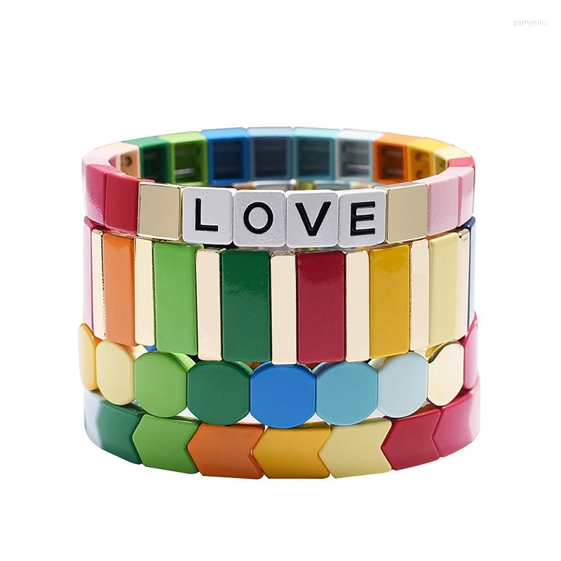 Link Bracelets Rainbow Armbands Myuki Charm Bracelet Hematite Tile Braclet Set Boho Jewellery Wrap Strand Wristband Friendship Gift
Link Bracelets Rainbow Armbands Myuki Charm Bracelet Hematite Tile Braclet Set Boho Jewellery Wrap Strand Wristband Friendship Gift