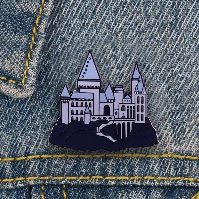 Magic Castle Brooches Fantasy Movie Badges Funny Anime Enamel Pins Premium Clothes Accessories Popular Jewelry Gifts for Friends, As picture
Magic Castle Brooches Fantasy Movie Badges Funny Anime Enamel Pins Premium Clothes Accessories Popular Jewelry Gifts for Friends, As picture