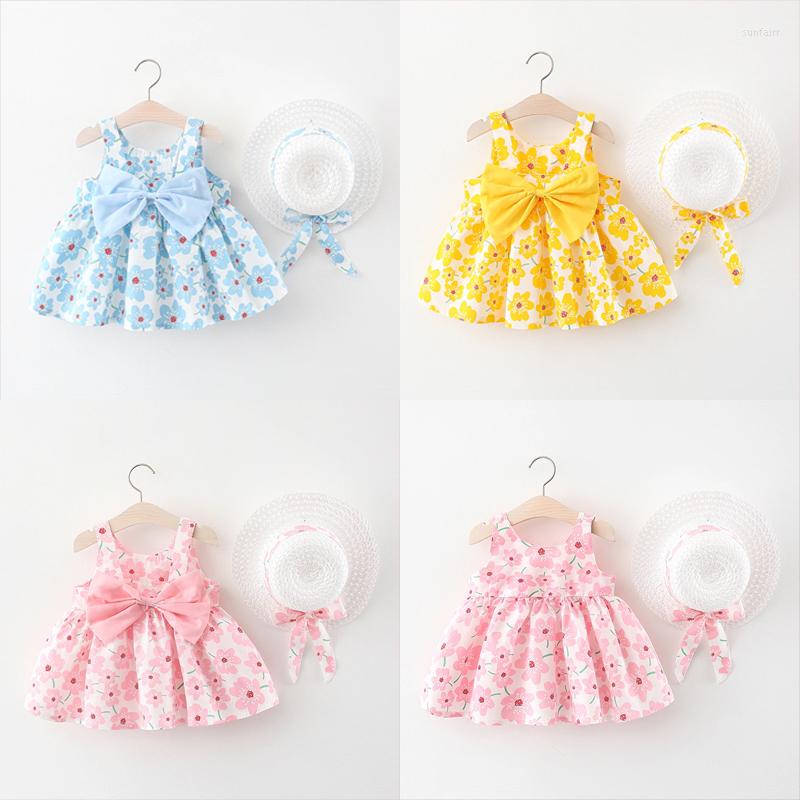 Girl Dresses 2Piece Summer Clothes Baby Beach Fashion Print Cute Bow Flower Princess Dress For Girls Hat Set, Blue
Girl Dresses 2Piece Summer Clothes Baby Beach Fashion Print Cute Bow Flower Princess Dress For Girls Hat Set, Blue