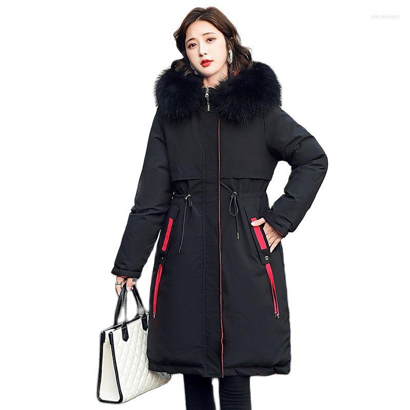 Women's Trench Coats Reversible Women Winter Hooded Faux Fur Collar Big Pocket X-Long Windproof Warm Coat Puffer Jacket Cotton Padded Parkas, Black
Women's Trench Coats Reversible Women Winter Hooded Faux Fur Collar Big Pocket X-Long Windproof Warm Coat Puffer Jacket Cotton Padded Parkas, Black