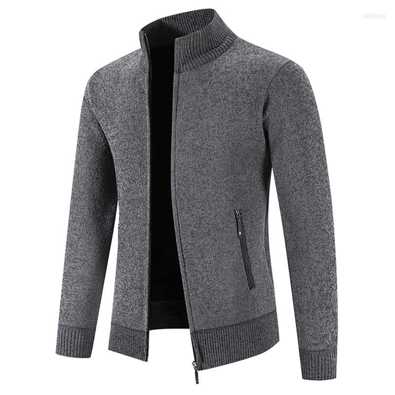 Men's Sweaters Men Cardigan Knit Sweater Autumn Winter Fleece Warm Knitted SweaterCoat Solid Stand Collar Zipper Pocket Cardigans Clothing, Black
Men's Sweaters Men Cardigan Knit Sweater Autumn Winter Fleece Warm Knitted SweaterCoat Solid Stand Collar Zipper Pocket Cardigans Clothing, Black