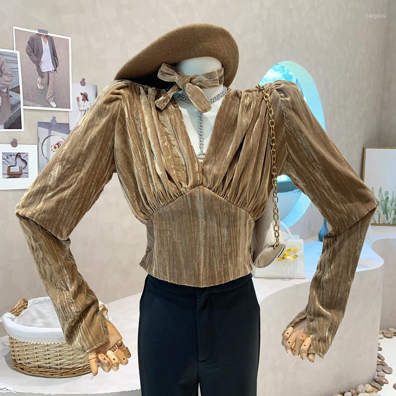 Women's Blouses In Women's Clothing 2023 Autumn Versatile Pleated Long Sleeve Shirt Design Temperament V-neck Bottomed Top, Black
Women's Blouses In Women's Clothing 2023 Autumn Versatile Pleated Long Sleeve Shirt Design Temperament V-neck Bottomed Top, Black