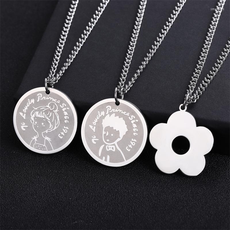 Chains Sweet Cool Wind Flower Necklace Minimalist Stacked Clavicle Couple Titanium Steel
Chains Sweet Cool Wind Flower Necklace Minimalist Stacked Clavicle Couple Titanium Steel
