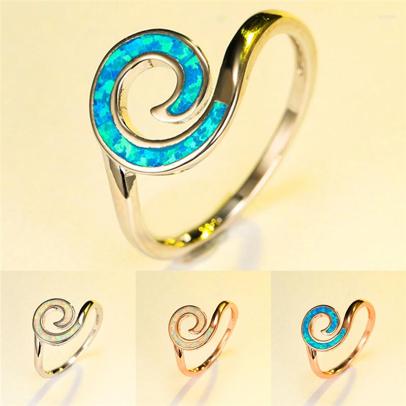 Wedding Rings Luxury Female White Blue Opal Stone Ring Rose Gold Silver Color For Women Cute Bridal Clouds Engagement Jewelry
Wedding Rings Luxury Female White Blue Opal Stone Ring Rose Gold Silver Color For Women Cute Bridal Clouds Engagement Jewelry